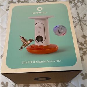 Smart Hummingbird Feeder PRO - White and Orange